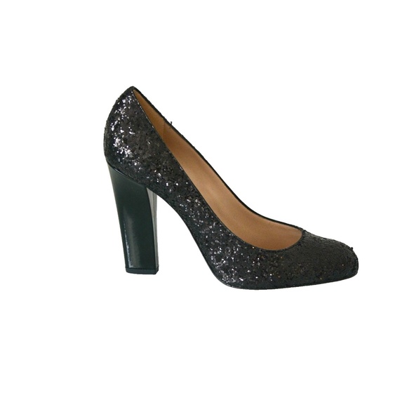 NIB AUTHENTIC  EMPORIO ARMANI GLITTER PUMPS - Picture 1 of 10